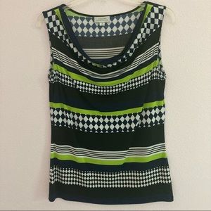 Tahari sleeveless top